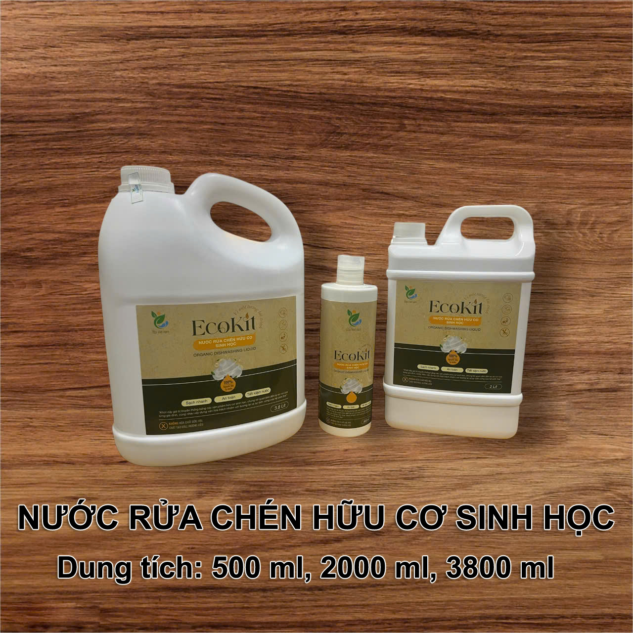 Nước rửa chén hữu cơ sinh học EcoKIT